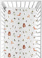 Sweet Jojo Designs Fitted Baby Crib Sheets (Woodland Animals) for Boys or