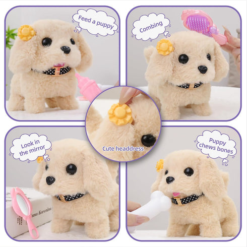 16 3 4 5 6 7 8 5-7 6-8, 3 4 5 6 Vanvimen Pcs Robot Dog Toys for Girls, Toys for Year Old Girls Kids Boys, Realistic