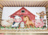 KuphiL10C Cute Watercolor Farm Animals Cow Horse Sheep Chicken Flowers Pattern Baby Sheets