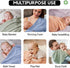 Varniya Lifestyles Pack 2) Muslin Swaddle Blanket Organic Cotton Baby Receiving Blanket Soft & Breathable Swaddle Wrap