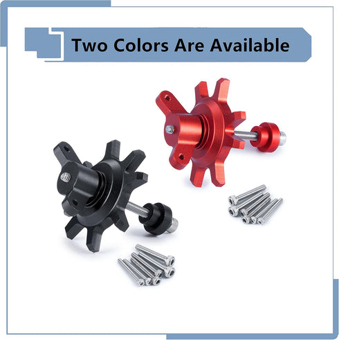 Zolikar RC Tires Tool for 1.9/2.2 Crawler Tires Installation and Removal for 1/10 Scale RC Crawler Car (Black)