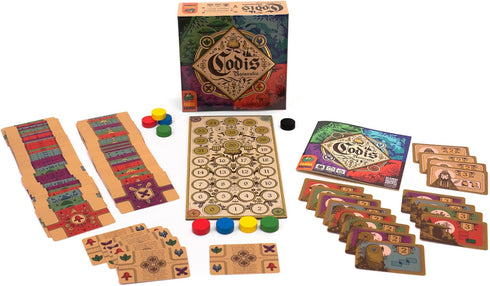 8+, 1-4 20-30 Codis Naturalis Card Game - Nature Themed Card Layering Strategy Game for Kids & Adults, Ages Players
