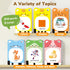 3-5, 314 JoyCat Talking Flash Cards for Toddlers Words with Durable Thick Cards & Clear Audio, Easy to Slide