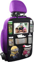 ONE PIX Backseat Car Organizer Mats, Storage Bag with Touch Screen Tablet Holder for Kids Car Seats