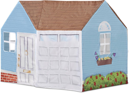 Kid Trax Easy Pop Up Kids Magical Play Tent - Large Openings with Carrying Case, Easy Storage, Blue