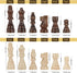 Set 15'' Sets Magnetic Wooden Chess for Adults Kids Chess Board with Handmade Pieces, Folding Portable Travel Unique