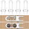 Cabinet Locks for Babies,Child Proof Cabinet Locks,4 Pack U-Shaped Baby Proofing Cabinets,Child