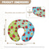 Forchrinse Rainbow Ladybug Daisy Nursing Pillow Cover Breastfeeding Pillow Cover Fit for Most Nursing Pillows,Cute