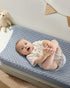 2 Pack(Blue Babebay Changing Pad Cover, Ultra Soft Minky Dots Plush Changing Table Covers for Baby Boys and Girls