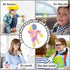 20 Pcs Funny Sensory Fidget Toys,Transformable Chain Robot Finger Toy,Stress Relief Fingertip Gyro Toys for Party
