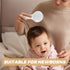 Set FRCOLOR Brush and Comb for Newborns, Soft Bristle Cradle Cap Hairbrush with Scalp Massage, Grooming Essentials