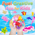 20 24 4-8 QANIY Magic Water Elf Toy Kit for Kids with Gels and Molds, Aqua Fairy,Fun DIY Craft Kit, Squishy Maker