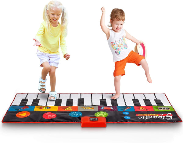 AbcoSport Abcotech Kids Floor Piano Mat | Giant Dance Floor Keyboard Sensory Toys
