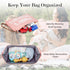 Mommy 2 printe Diaper Bag Tote for Girls with Organizer Pouches, Large Capacity Mom's Bag for Hospital and Weekender