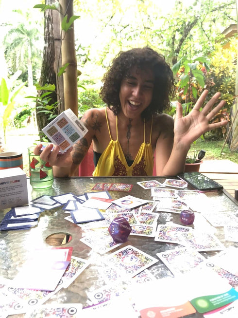 Gratitude Card Game with Time & Space Dice - Unlock Deeper Connection Today