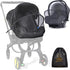 Orzbow Mosquito Net for Baby Car Seats, Universal & Breathable Insect Mesh Net, Black, Suitable for Summer