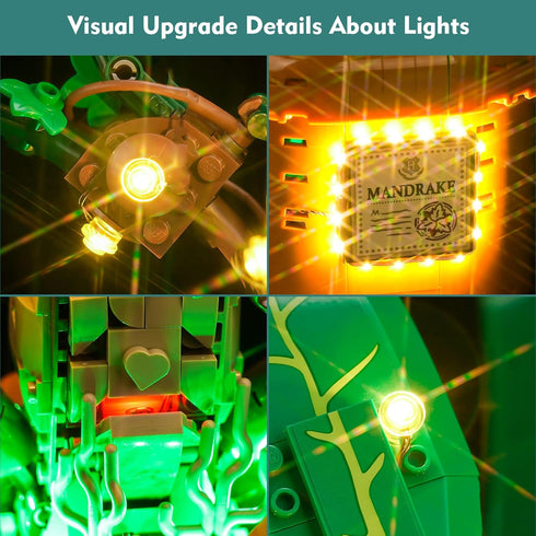 LED Light Kit for Lego Mandrake 76433 - No Models Included, Creative Lighting Set Accessories