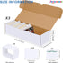 Trading Card Storage Box with Dividers, Cardboard Organizer Box for Baseball, Sports, Game Collection, Pack of 3