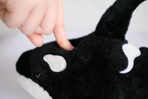 2PCS 11.8 Inches Make My Day Premium Orca Stuffed Animal - Orca Whale Plush for Kids, Plush Toy Killer Whale Shark