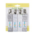 Babygoal Baby Pacifier Clips with Case, 4 Pack Holder for All Pacifier Styles, Baby Gift 4MP07-HZ