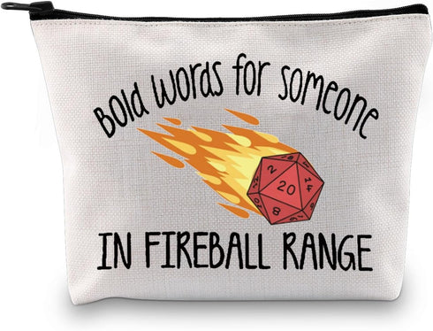 DandD Inspired Gift - Role Playing Games Gift D20 Dice Storage Pouch Bag for RPG DnD Game Players