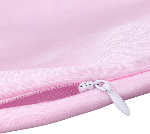 Nurnesy Soft Satin Pillowcase Washable Breathable Protect for Baby Hair and Skin, Nursing Pillow Cover for Feeding