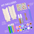 Yrinfay Glow in The Dark Butterfly Painting Kit, Arts and Craft Kit for Kids Age 5-12, Gifts for Boys & Girls