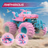 SUMEAUT 4WD 4-12, Pink Shark Waterproof RC Monster Truck Toys - Amphibious Remote Control Car All-Terrain Vehicle Toy