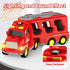FunMission 3-9 Old5 1 3 4 5 6 7 Toddlers Fire Truck for Kids Year in Friction Power Vehicle Car for Years Old Boys