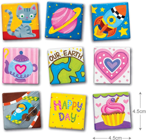 4M Magnetic Mini Tile Art DIY Kit for Boys & Girls Ages 8+
