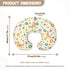 Hechitok Cartoon Butterfly Nursing Pillow Cover Breast Feeding Pillow Support Positioner Lounger Slipcover for Baby Boy