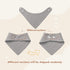 COOROBIN 8 pack-Muslin 100% Baby Bibs, Cotton Baby Bandana Drool Bibs, Ultra Soft & Absorbent for Newborns & Infants