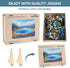 Wooden Puzzle for Adults, Yellowstone National Park Wooden Jigsaw Puzzle (19.8 * 13.2in-500pcs) for Family Game