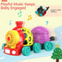 WEEJOYGAM 6-12 1-3 6 7 8 9 10 1 Train Baby Toys Months, Infant Soft Cars for Toddlers Boy Easter Basket Stuffers