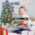 DWIRCTOYS 3 4 5 6 7 8 25" Kids Toys for Ages Years Old Boys, Large Fire Semi Truck with Helicopter & Race Car, Friction