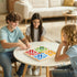 12 Inch 2-in-1 Set Wooden Ludo & Snakes Board Game, Reversible Travel with Storage Bag & Organizer Box (All-in-One