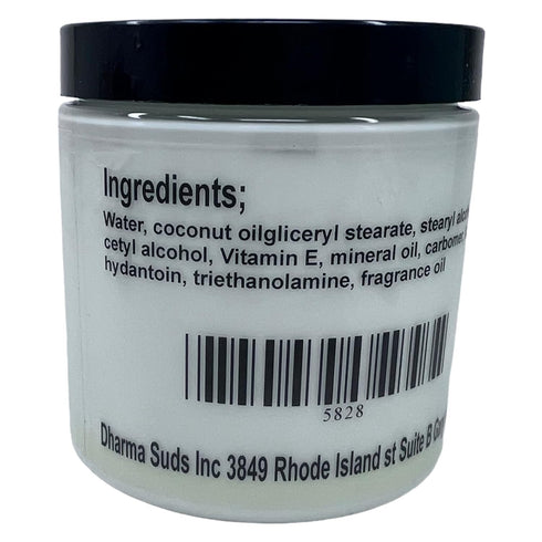 Dharma Suds 8 oz Handmade Body lotion deep moisturizing Vetiver Type jar