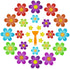 Cecliy 26 Pcs Non Slip Bathtub Stickers, Cute Daisy Shower Floor Non Slip