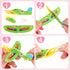 28 Pcs Valentine's Day Gift Card with Foam Airplanes Toys for Kids Boys Girls Valentines Party Favor Classroom Exchange