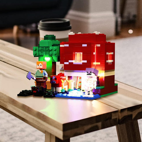 BrickBling LED Light for Lego Mushroom House 21179 Building Kit - Creative Light Kit for Playset