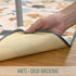 S&T INC. Baby Splat Mat for Under High Chair, Waterproof Highchair Mat with Anti-Skid Backing, Machine Washable, 42"x51"