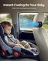 SLENPET Astronaut Portable Stroller Fan, Baby-Safe Clip-on with Flexible Tripod, Rechargeable Battery-Operated.