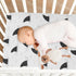 Sheet,52x28IN Pfrewn Crib Sheets for Boys Girls Shark Fin Fitted Crib Sheet Fits Standard Crib Mattress Pads Stretch