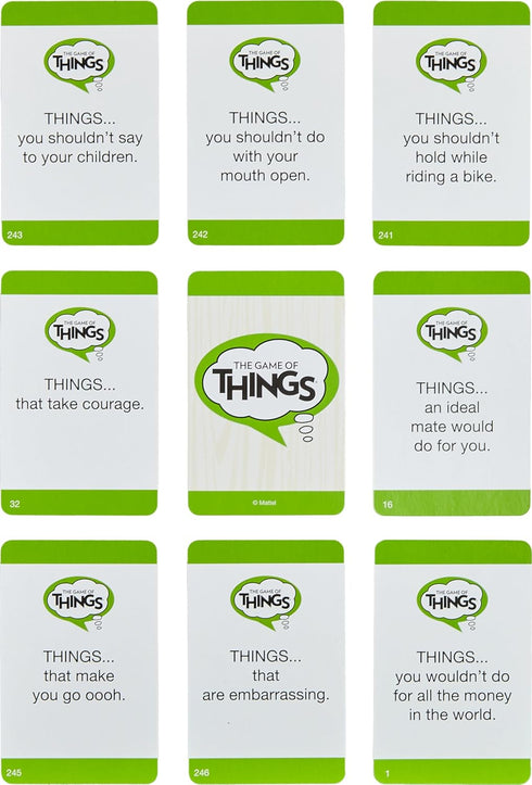 The Game of Things - Party Game for Teens & Adults, Family Night Board Game with Erasable Boards & Wet Erase Markers