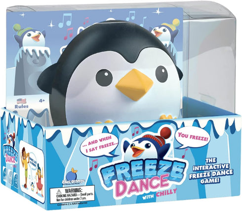 Blue Orange Games Freeze Dance - Interactive Children Game with Educational Penguin Music and Dance for 1 to 4 Players