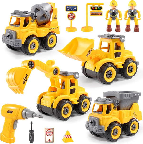 LUDILO Toddler Kids Toys Boys 3-5: Mini DIY Assembly Stem Learning Educational