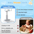 LimboGlow Anti-Pinch 6-36 Upgraded Baby Shower Stand with Silicone & Anti-Slip Base, Adjustable Height Baby Bath
