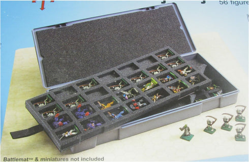 Chessex Large Figure Storage Boxes for RPGs, 56 Capacity, 25mm Figures