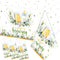 Gupesxu Baby Brewing Shower Decorations-3pcs A Baby is Brewing Tablecloth, Beer Feeding Bottle