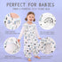 WONDAY Toddler Sleep Sack with Legs, 0.5T Cotton Sleeveless Baby Sleep Bag, Wearable Blanket for 2t-3t